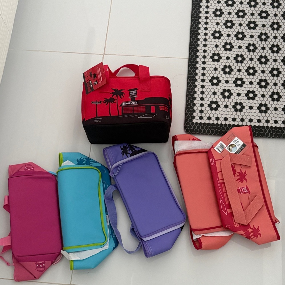 Trader Joe’s Colorful Insulated Lunch Bags